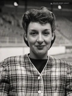 Black-and-White Arena Portrait in Plaid Jacket